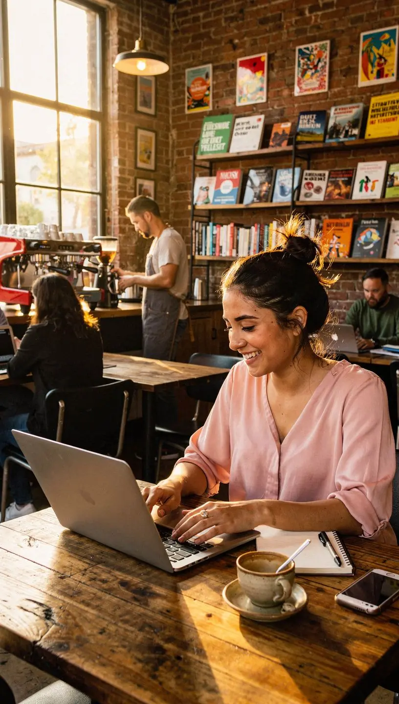 Professional analyzing data charts on a desktop computer to improve business operations efficiency.
